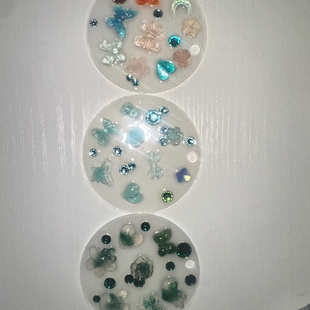 Assorted Nail Art keychains